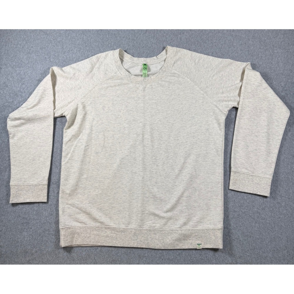 NWOT Honeydew Sweatshirt Womens Oatmeal Heather Raglan Sleeve Casual Pullover XL